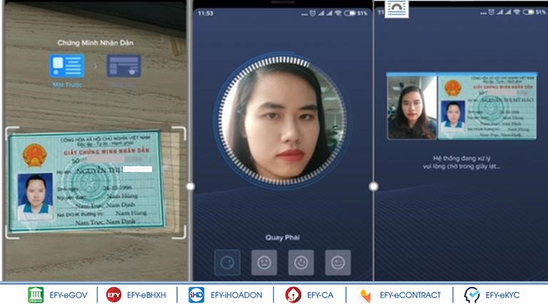 Xác thực và định danh điện tử khách hàng EFY-eKYC
