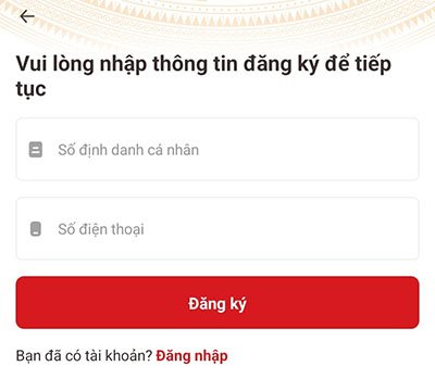 Hướng dẫn đăng ký tài khoản định danh điện tử VNeID