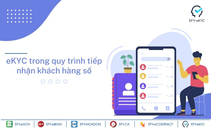 Quy trình tiếp nhận khách hàng số được áp dụng eKYC như thế nào?