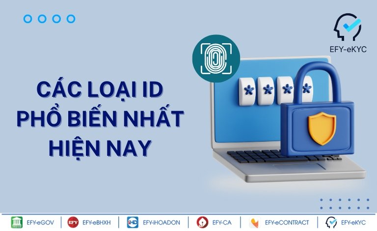 Các loại ID được dùng phổ biến nhất hiện nay